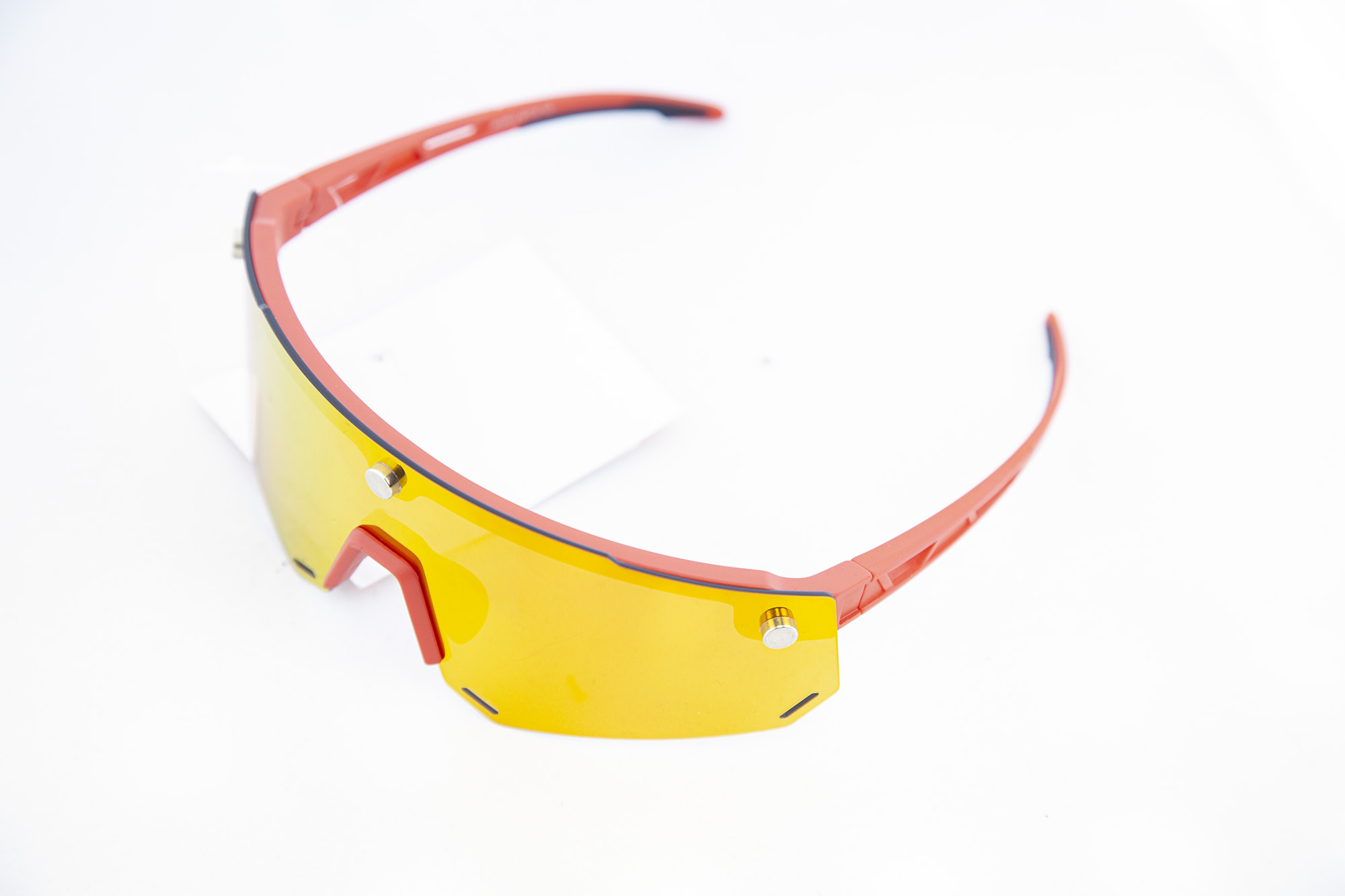 Очки велосипедные ROCKBROS 213 Цвет оправы - красный с магнитными держателями линзы. Линза с поляриз