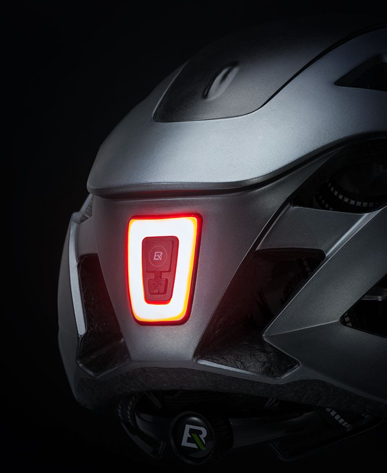 Фонарь задний ROCKBROS мягкий свет, диодный, 5 режимов, USB возможно крепить на одежду и шлем