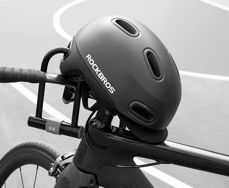 Велошлем ROCKBROS городской Breton черный