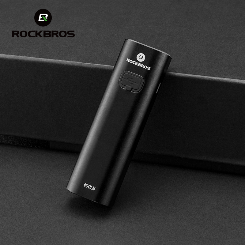 Фонарь передний ROCKBROS 400 люмен, под быстросъемное крепление, без крепежа