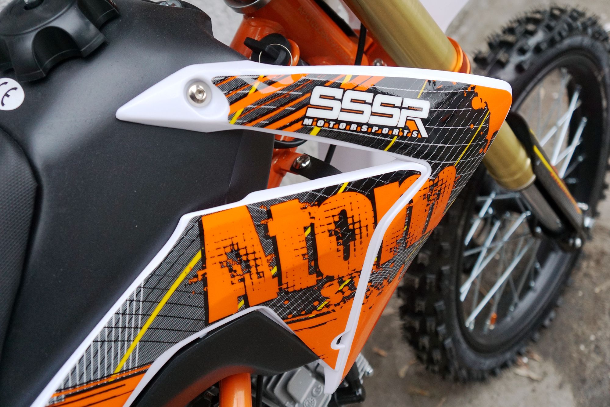 Питбайк SSSR ATOM 125 E Atomic Orange