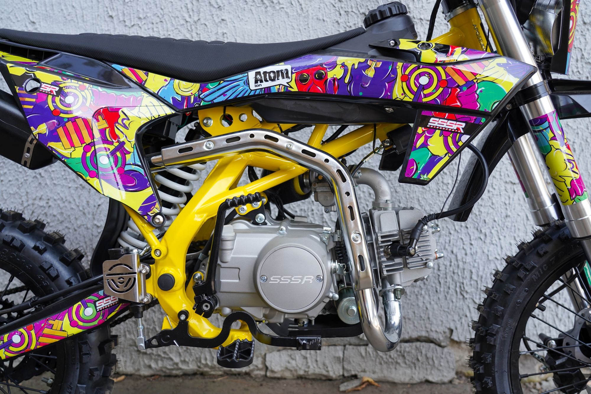 Питбайк SSSR ATOM ION 125 Yellow Orbit