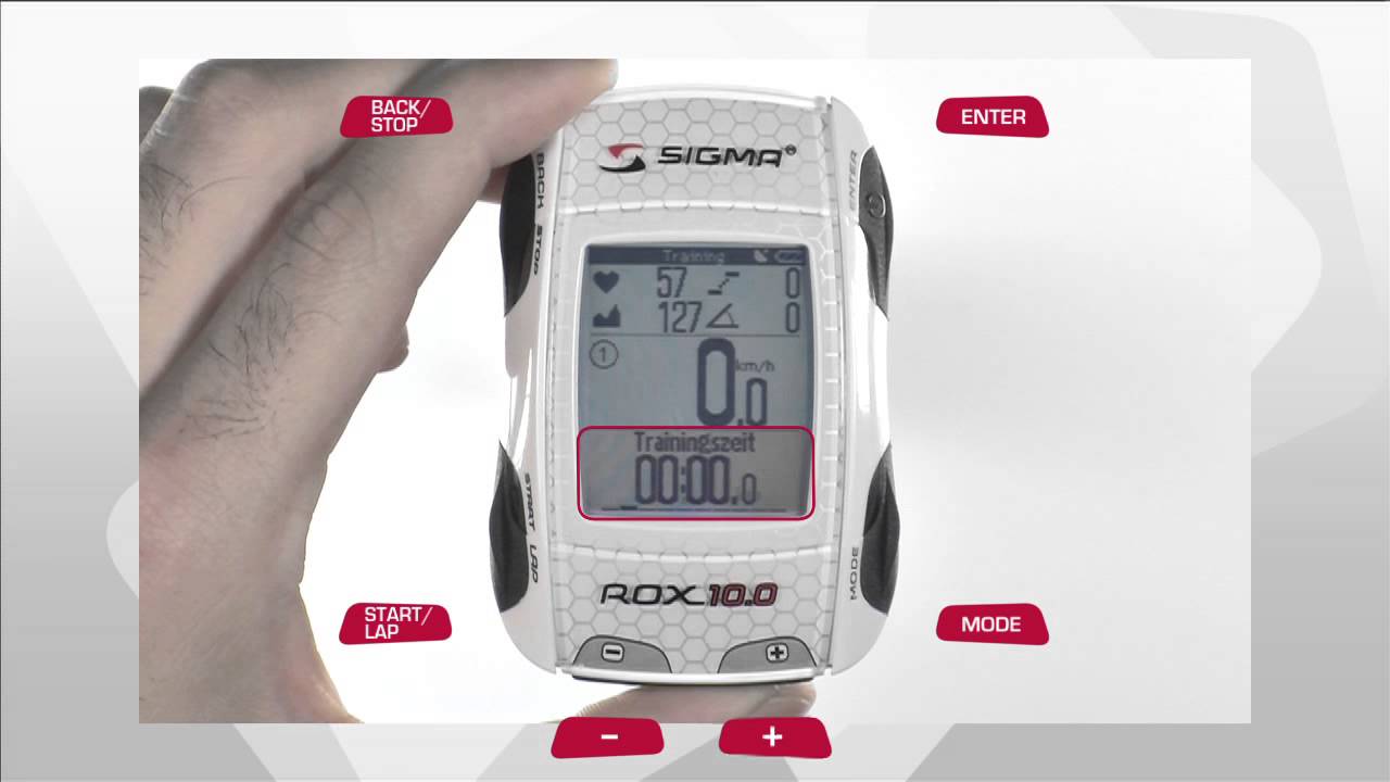 Велокомпьютер SIGMA ROX 10.0 ANT+ GPS WHITE BASIC