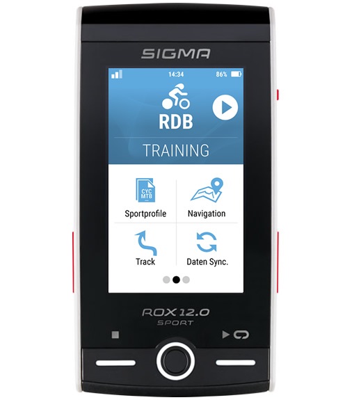 Велокомпьютер Sigma ROX 12.0 SPORT GPS Basic Белый
