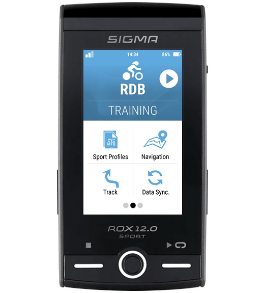 Велокомпьютер Sigma ROX 12.0 SPORT GPS SET Серый