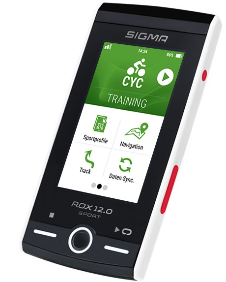 Велокомпьютер Sigma ROX 12.0 SPORT GPS SET Белый