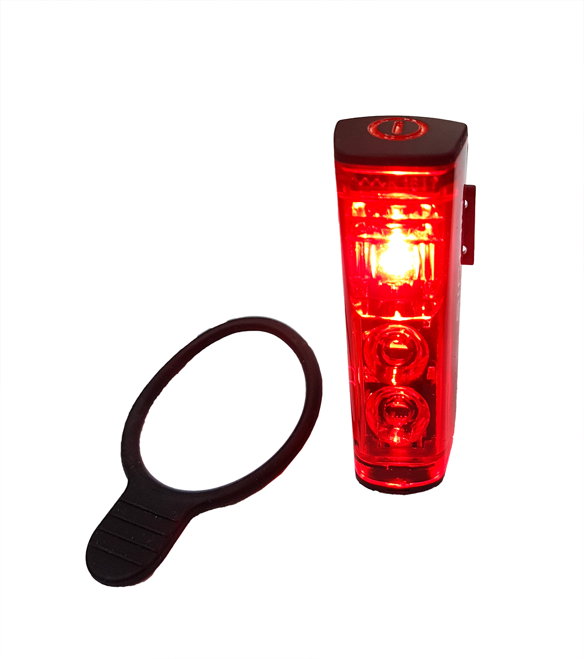 Фонарь задний Sigma Blaze, usb, видимость до 500м, 3 диода, режим торможения