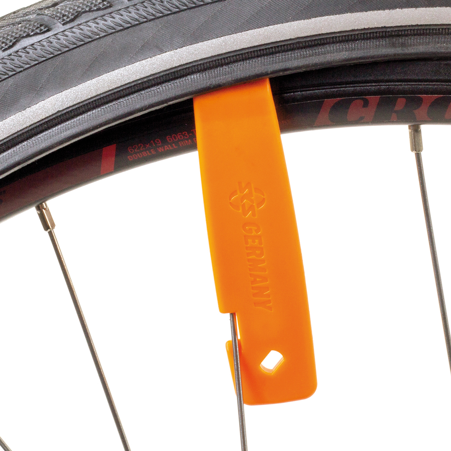 Монтажки, набор SKS TYRE LEVERS (3 шт.), цвет Оранжевый