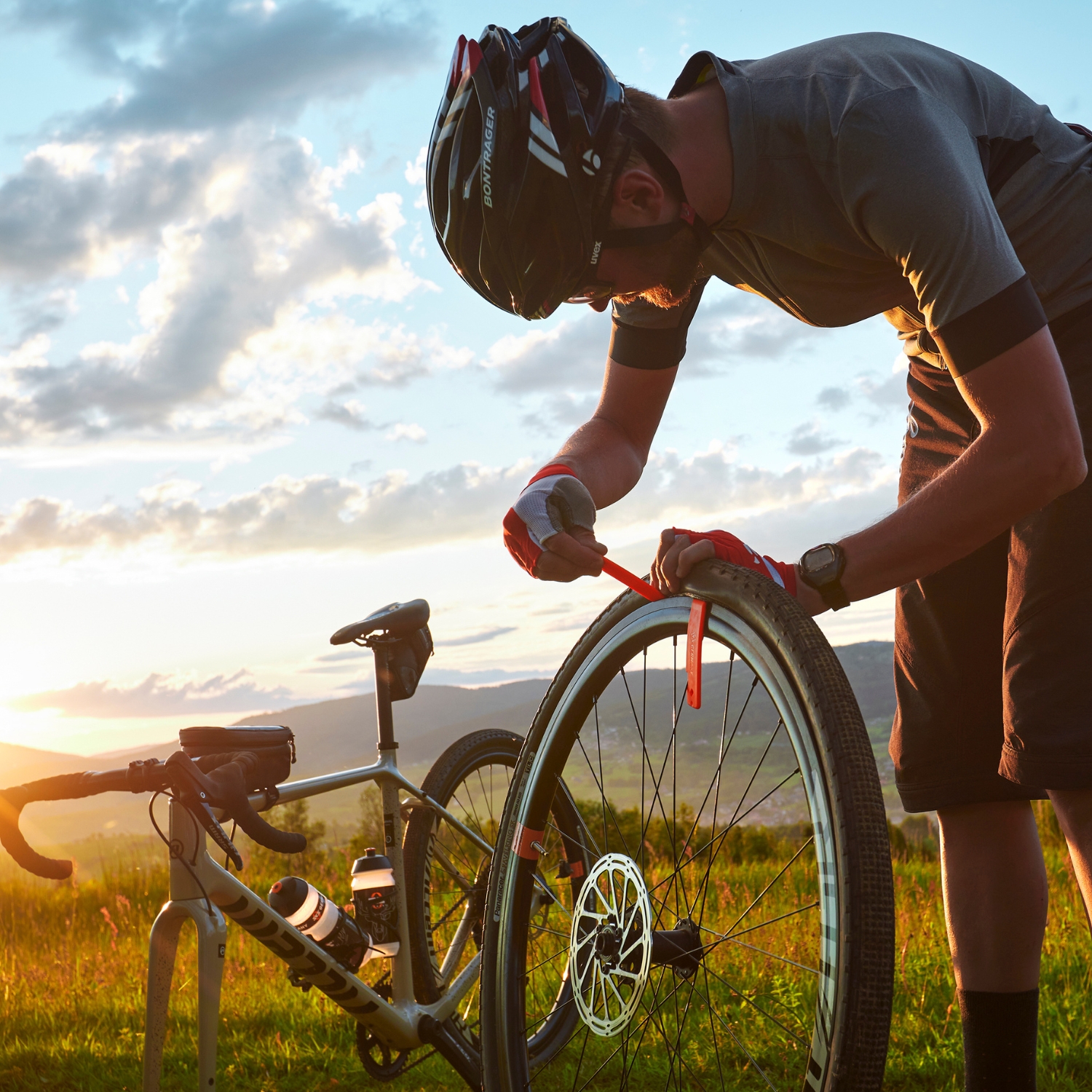 Монтажки, набор SKS TYRE LEVERS (3 шт.), цвет Оранжевый