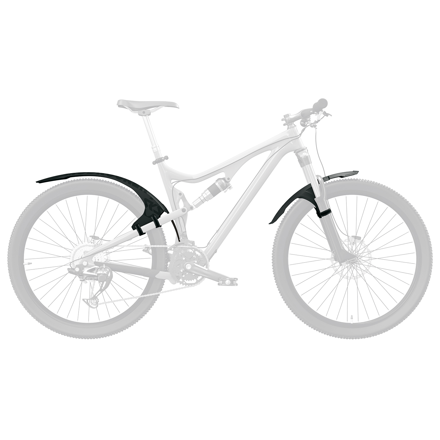 Комплект крыльев SKS MUDROCKER, цвет Черный