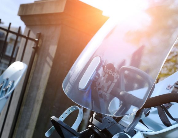 Urban Iki Фронтальное детское кресло + Compact Adapter, Koge Brown/Brown,, до 15кг