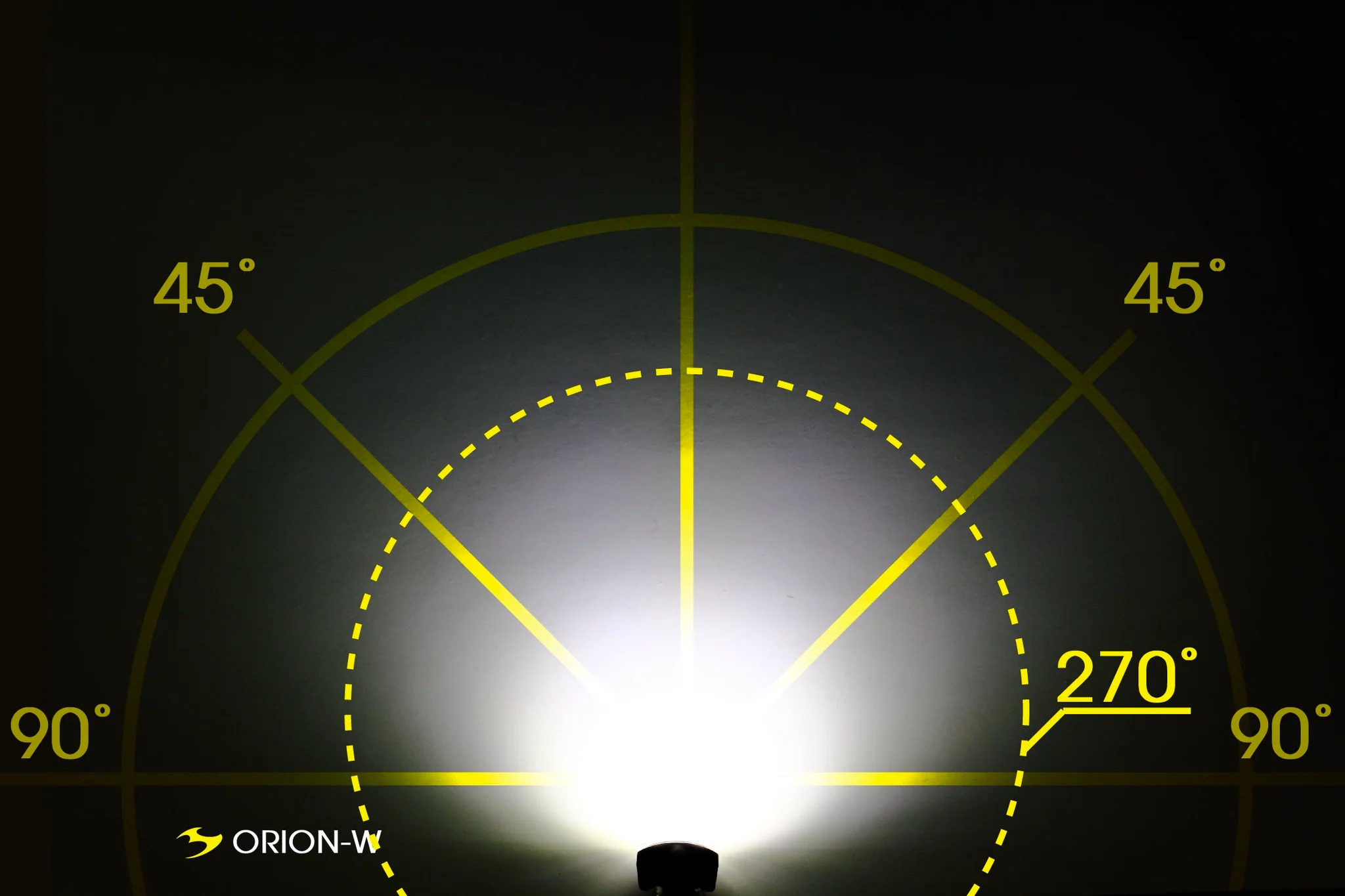 Фонарь передний Moon ORION-W, 100 Лм, 5 режимов, USB‑C
