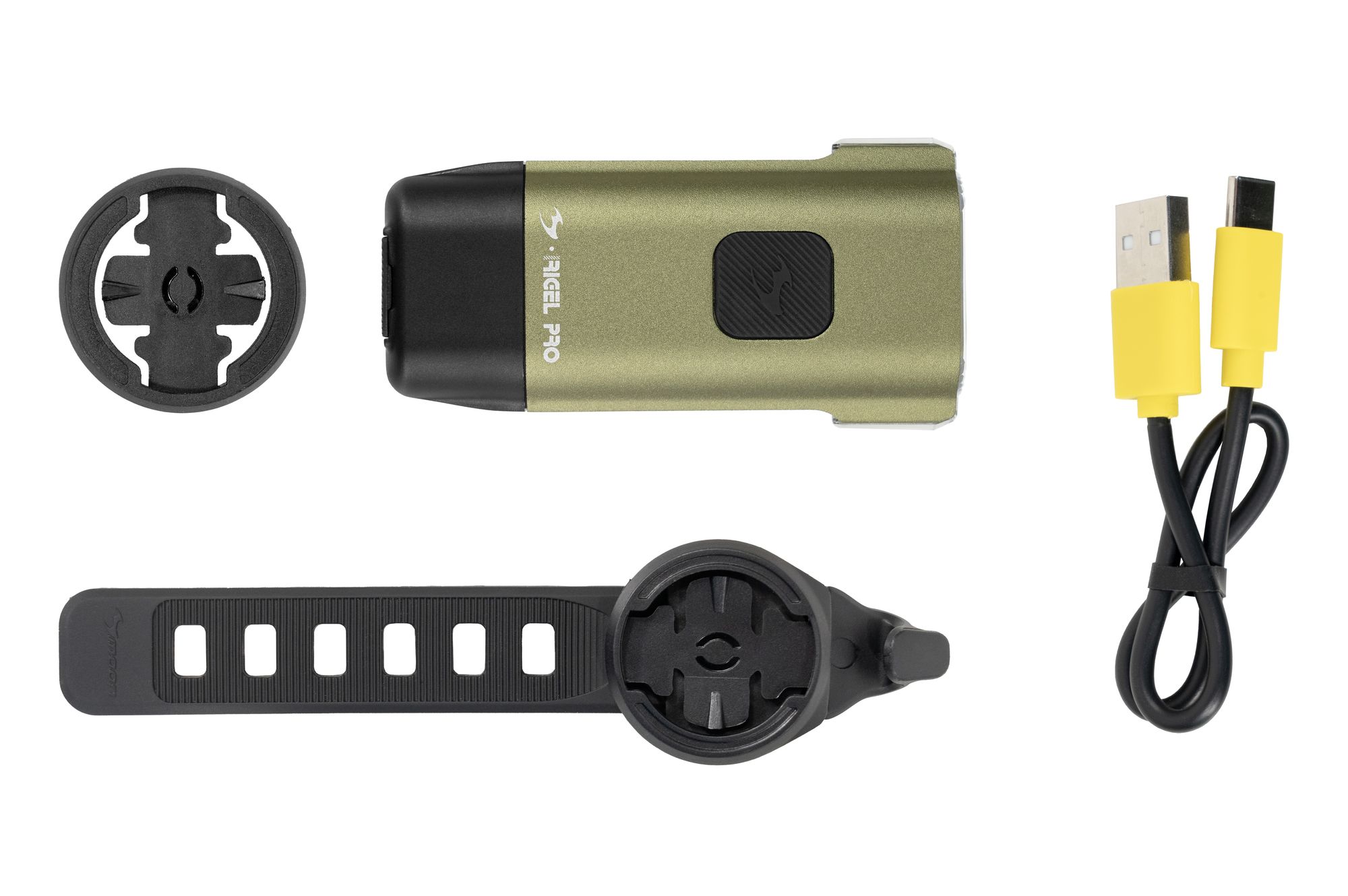 Фонарь передний Moon RIGEL PRO (C3-Army Green), 1000 Лм, 6 режимов, USB‑C (версия 2025)