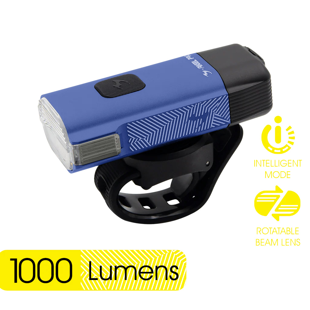 Фонарь передний Moon RIGEL PRO (C4-Sky Blue), 1000 Лм, 6 режимов, USB‑C (версия 2025)