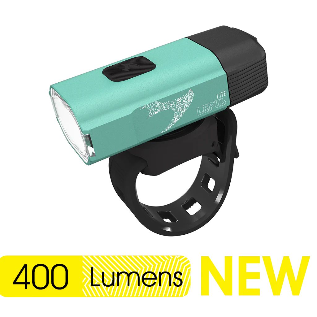 Фонарь передний Moon LEPUS LITE (C2-Sealfoam Teal), 400 Лм, 6 режимов, USB-C