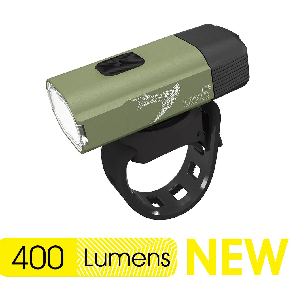 Фонарь передний Moon LEPUS LITE (C3-Army Green), 400 Лм, 6 режимов, USB-C