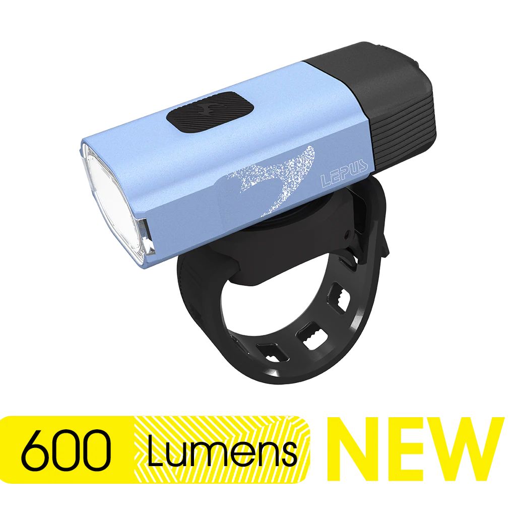 Фонарь передний Moon LEPUS LITE (C4-Sky Blue), 400 Лм, 6 режимов, USB-C