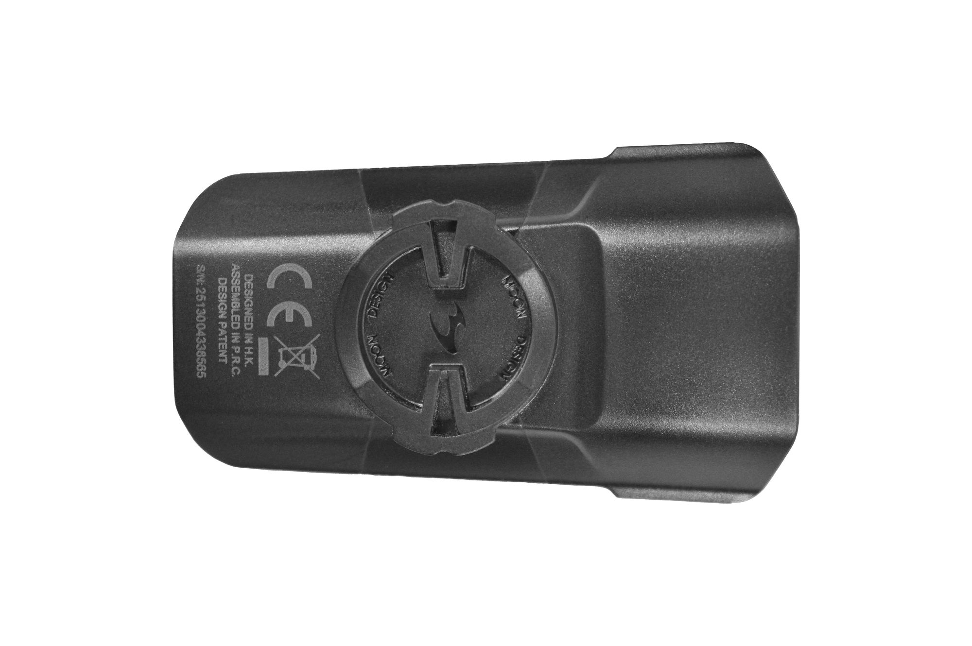 Фонарь передний Moon VELA 200 (C1-Black), 200 Лм, 4 режимов, USB‑C