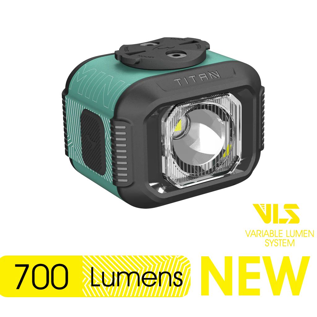 Фонарь передний Moon TITAN MAX (C2-Sealfoam Teal), 1700 Лм, 7 режимов, USB‑C