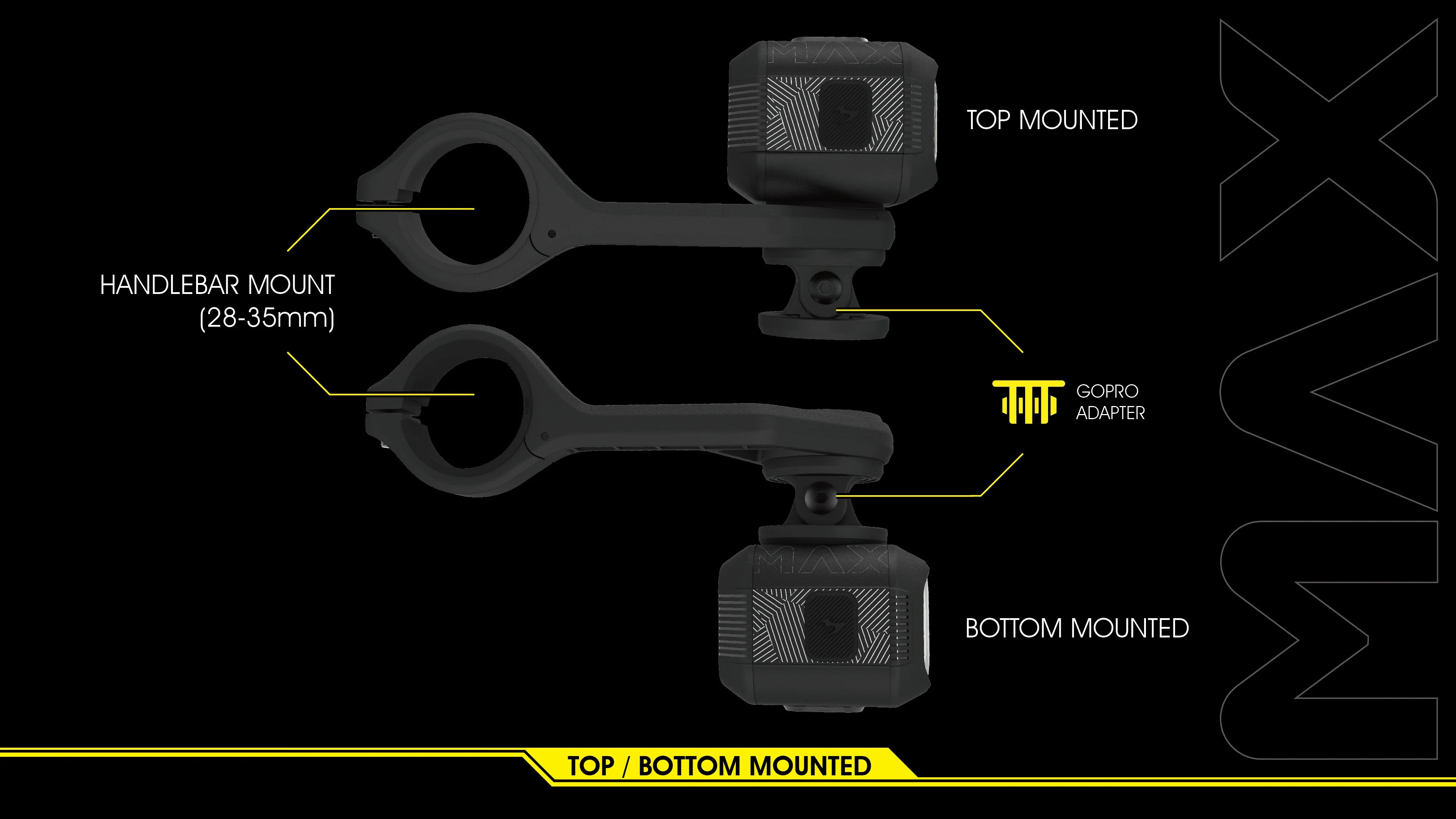 Фонарь передний Moon TITAN MAX-E (C1-Black), 1700 Лм, 7 режимов, USB‑C