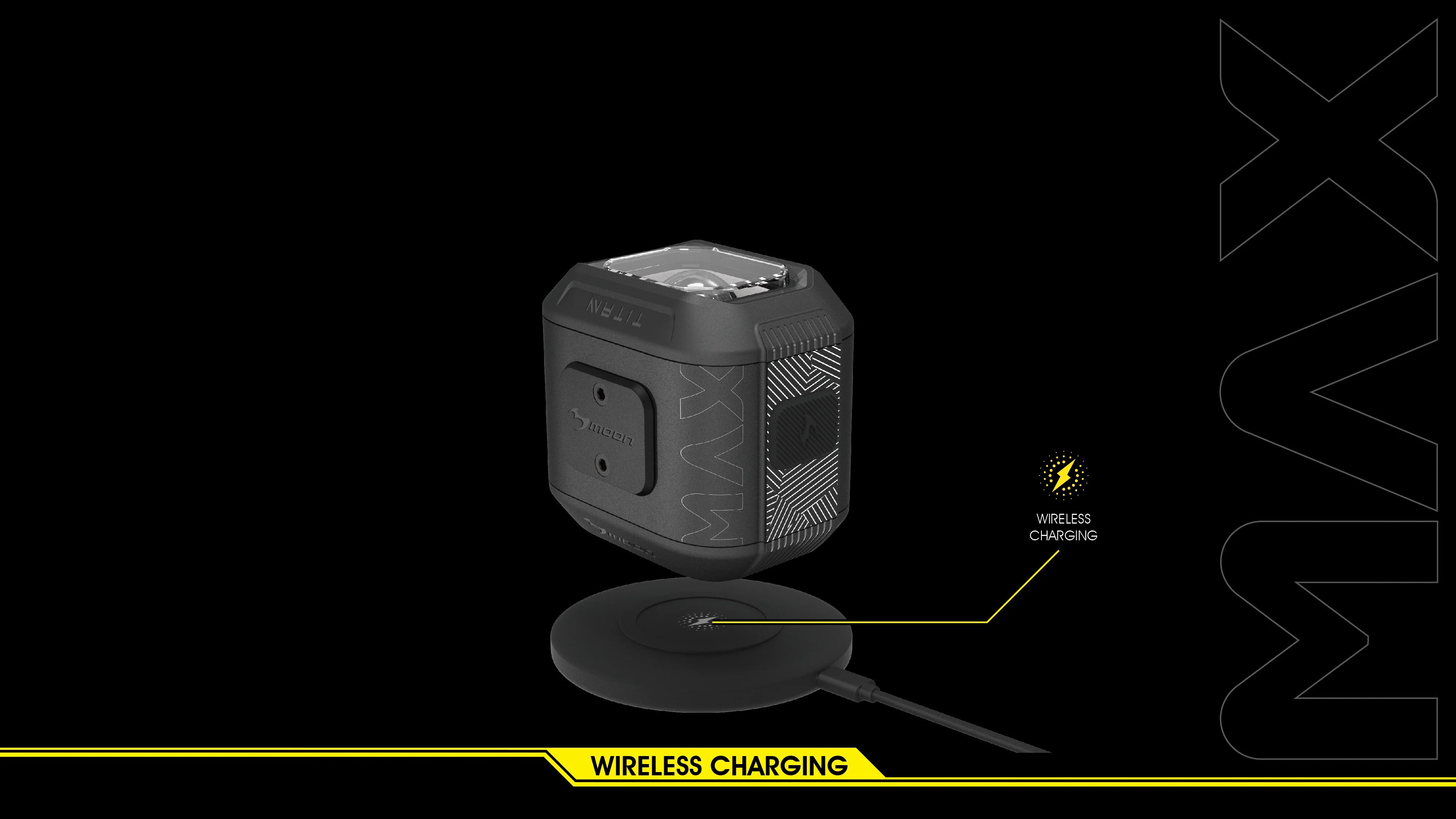 Фонарь передний Moon TITAN MAX-E (C1-Black), 1700 Лм, 7 режимов, USB‑C