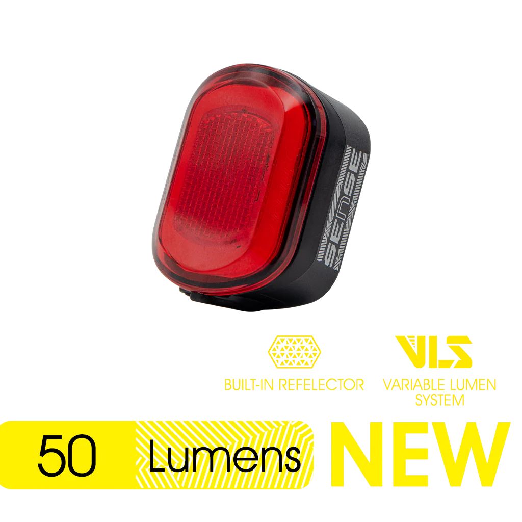 Фонарь задний Moon ORION SENSE, 50 Лм, 7 режимов, USB‑C