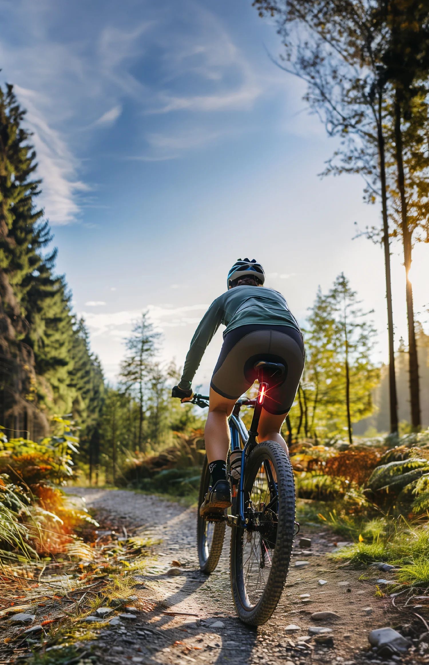 Фонарь задний Moon CERBERUS SENSE, 150 Лм, 11 режимов, USB‑C