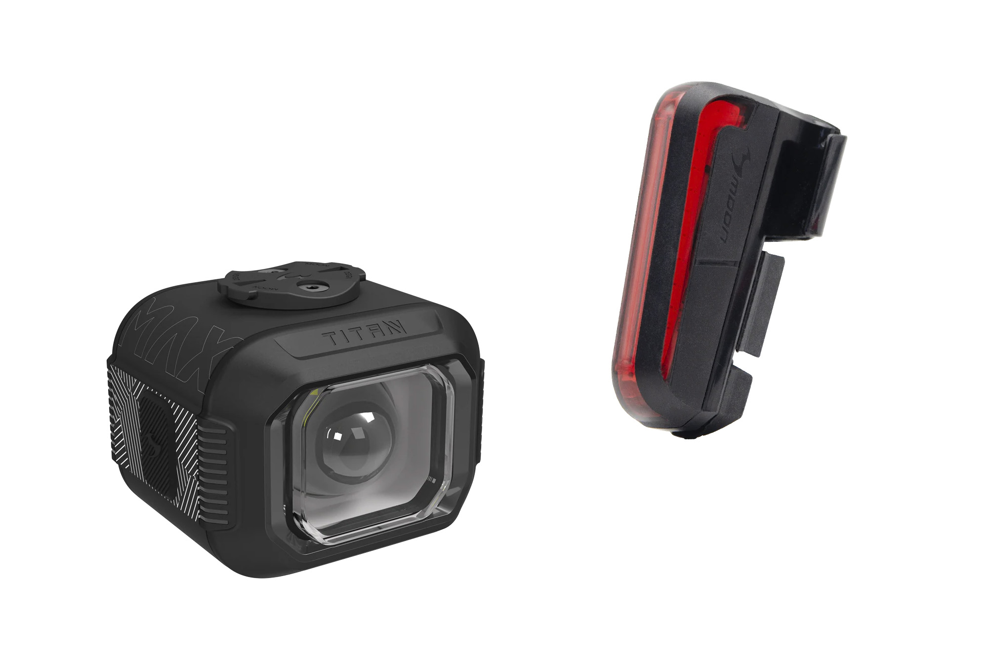 Набор фонарей Moon TITAN MAX (Black) & CERBERUS SENSE