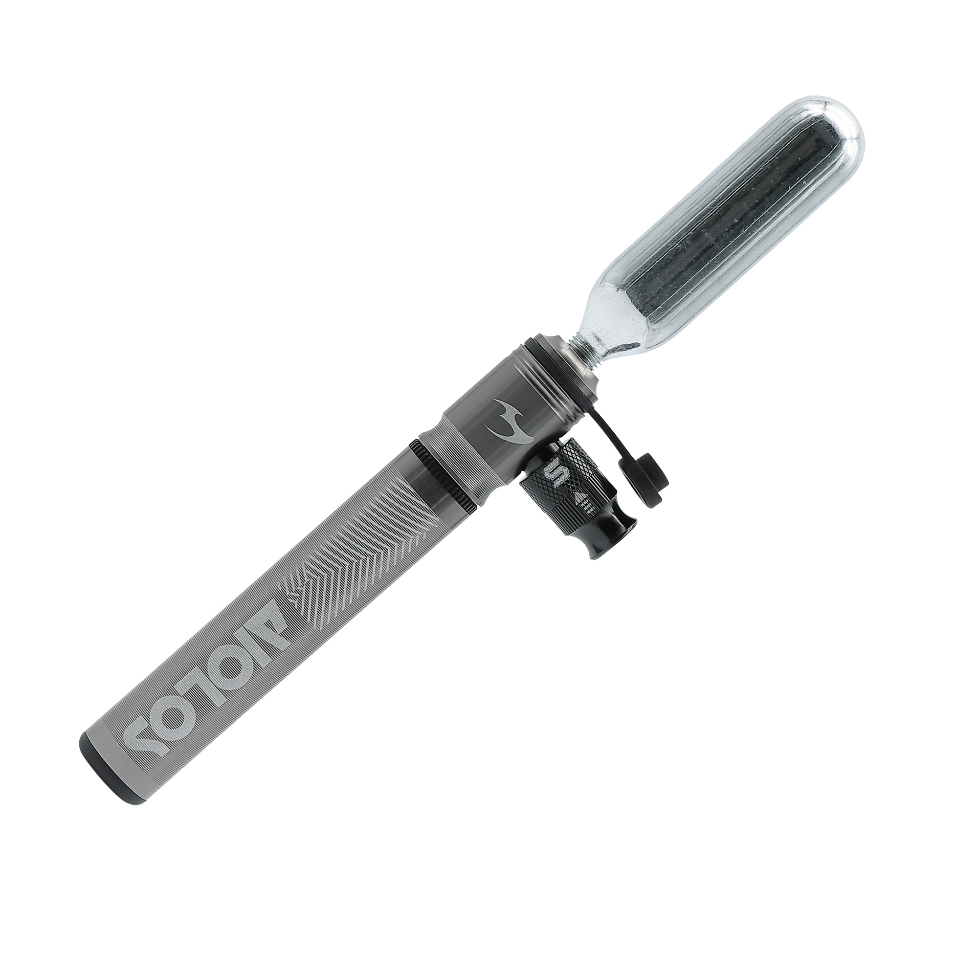 Насос ручной  с возможностью установки CO2 баллона Moon Aiolos Dual, 160 PSI /11 BAR, 135mm, 89g, Al