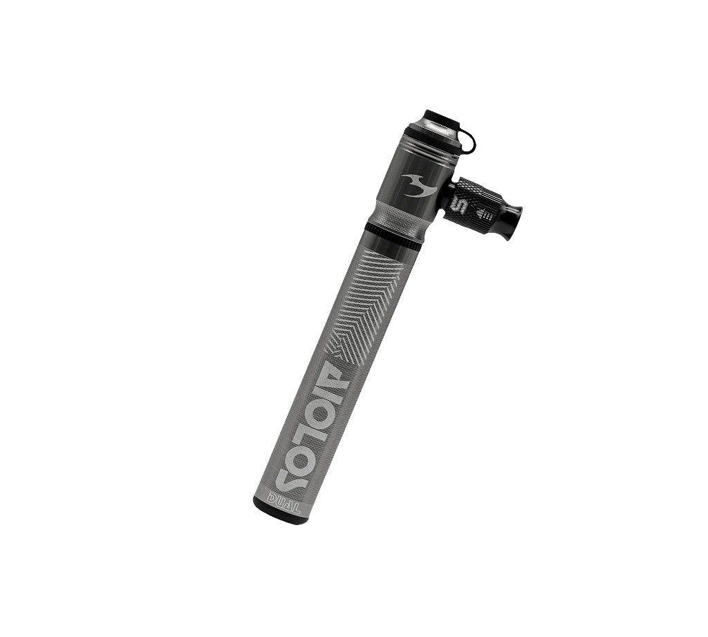 Насос ручной  с возможностью установки CO2 баллона Moon Aiolos Dual, 160 PSI /11 BAR, 135mm, 89g, Al