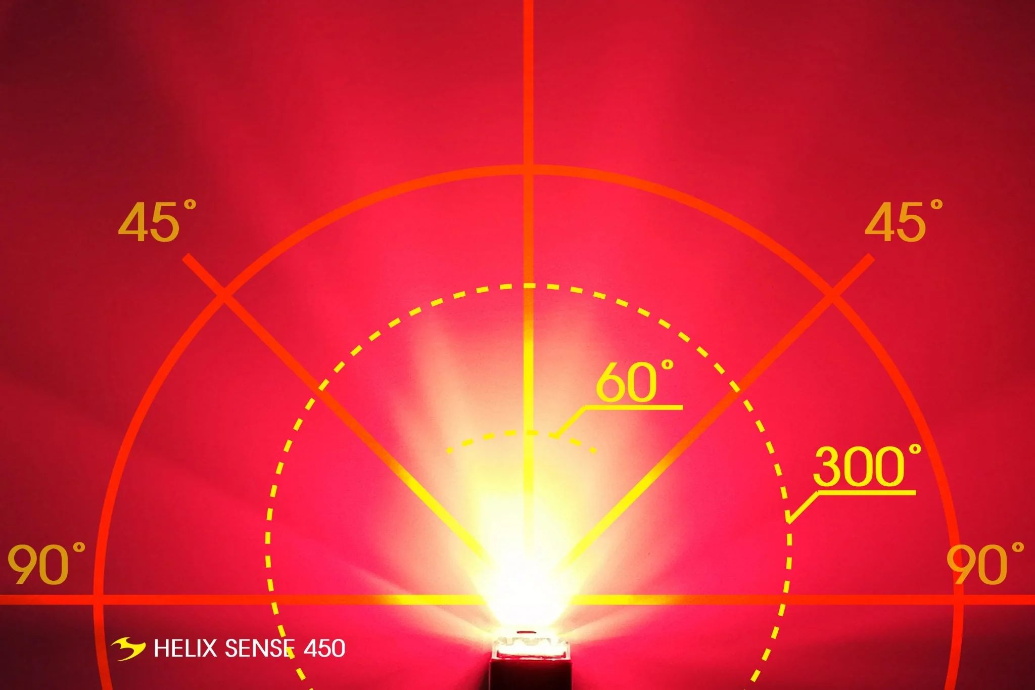 Фонарь велосипедный задний Moon HELIX SENSE 450, 1 диод, 6 режимов, Li-Po 1050 mAh, USB-С