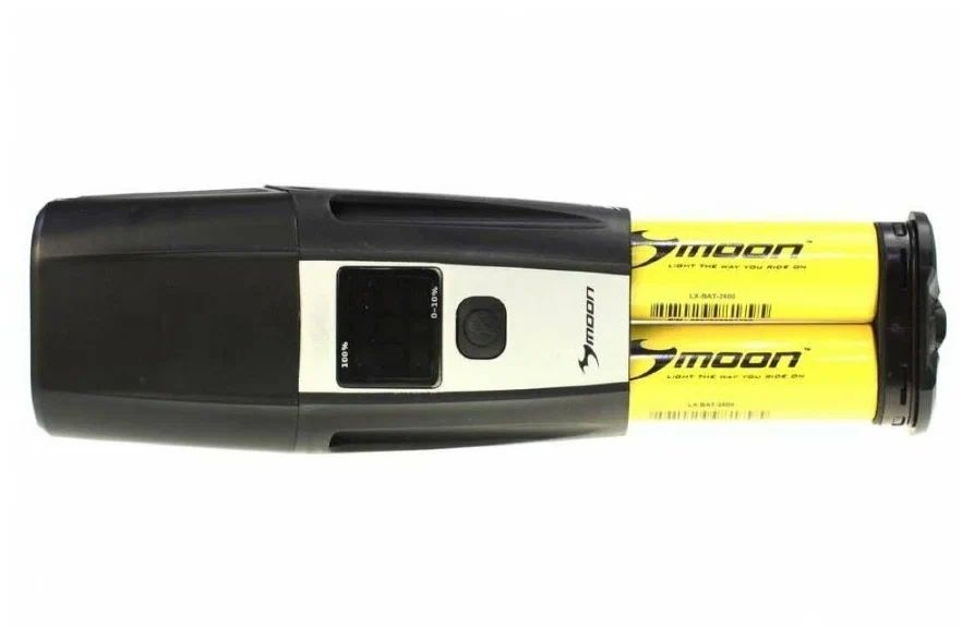 Велофара Moon Meteor Storm, 1300/1700 люмен, 2  диода, 11 режимов, USB-С