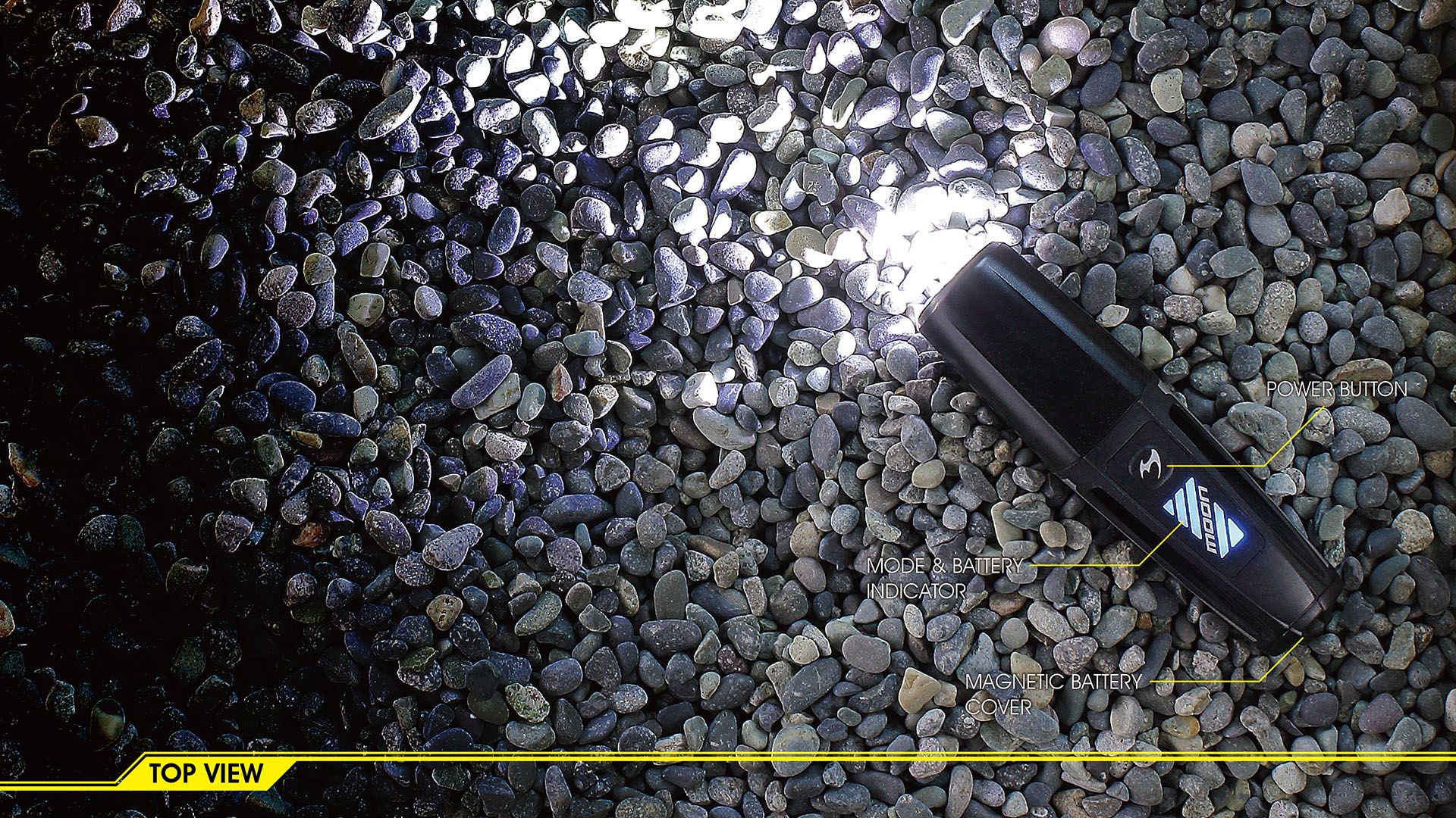 Велофара Moon Meteor Vortex , 1000 люмен 1 диод, 9 режимов , USB-C