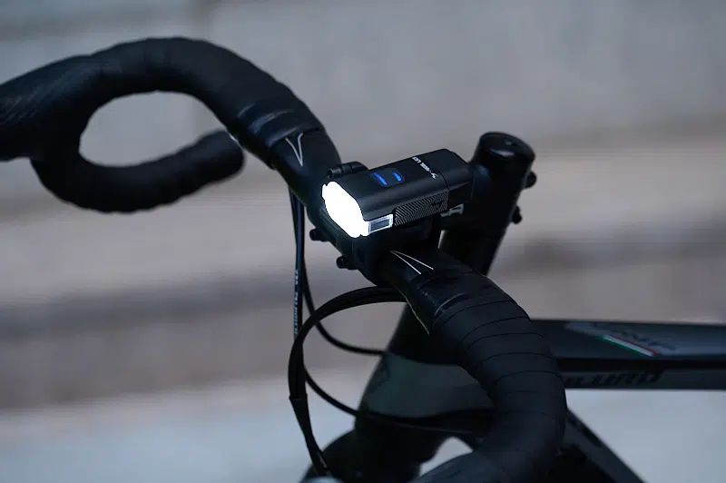 Велофара Moon Rigel Lite 500 люмен, 2 диода, 6 режимов, USB-C