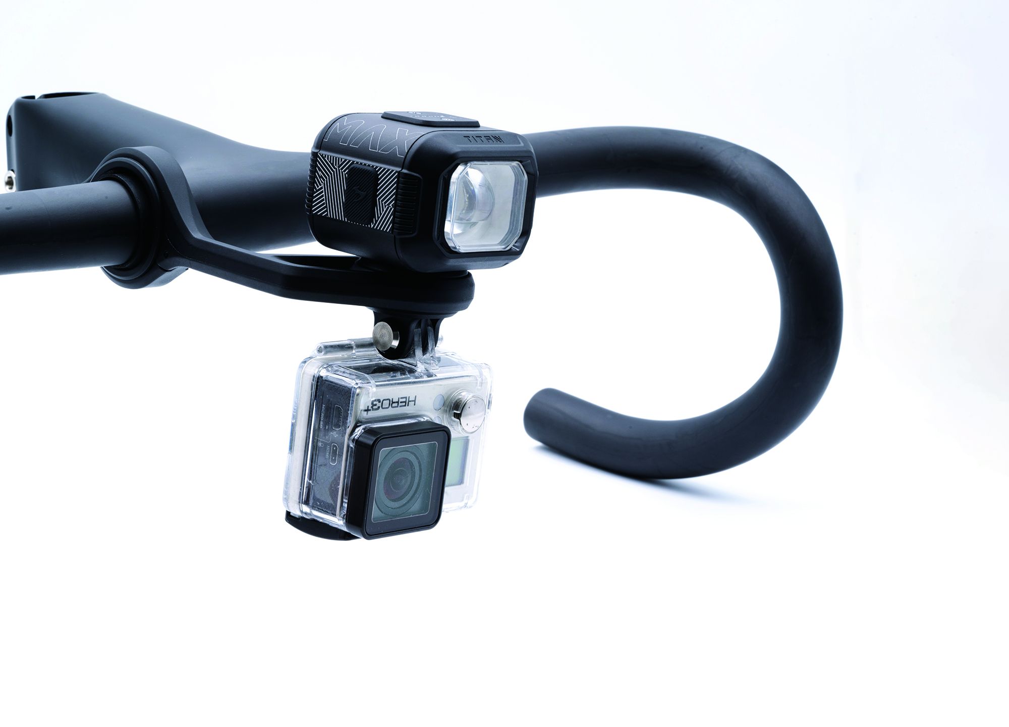 Велофара Moon TITAN Max 1700 люмен, USB-C, В комплекте крепеж gopro garmin