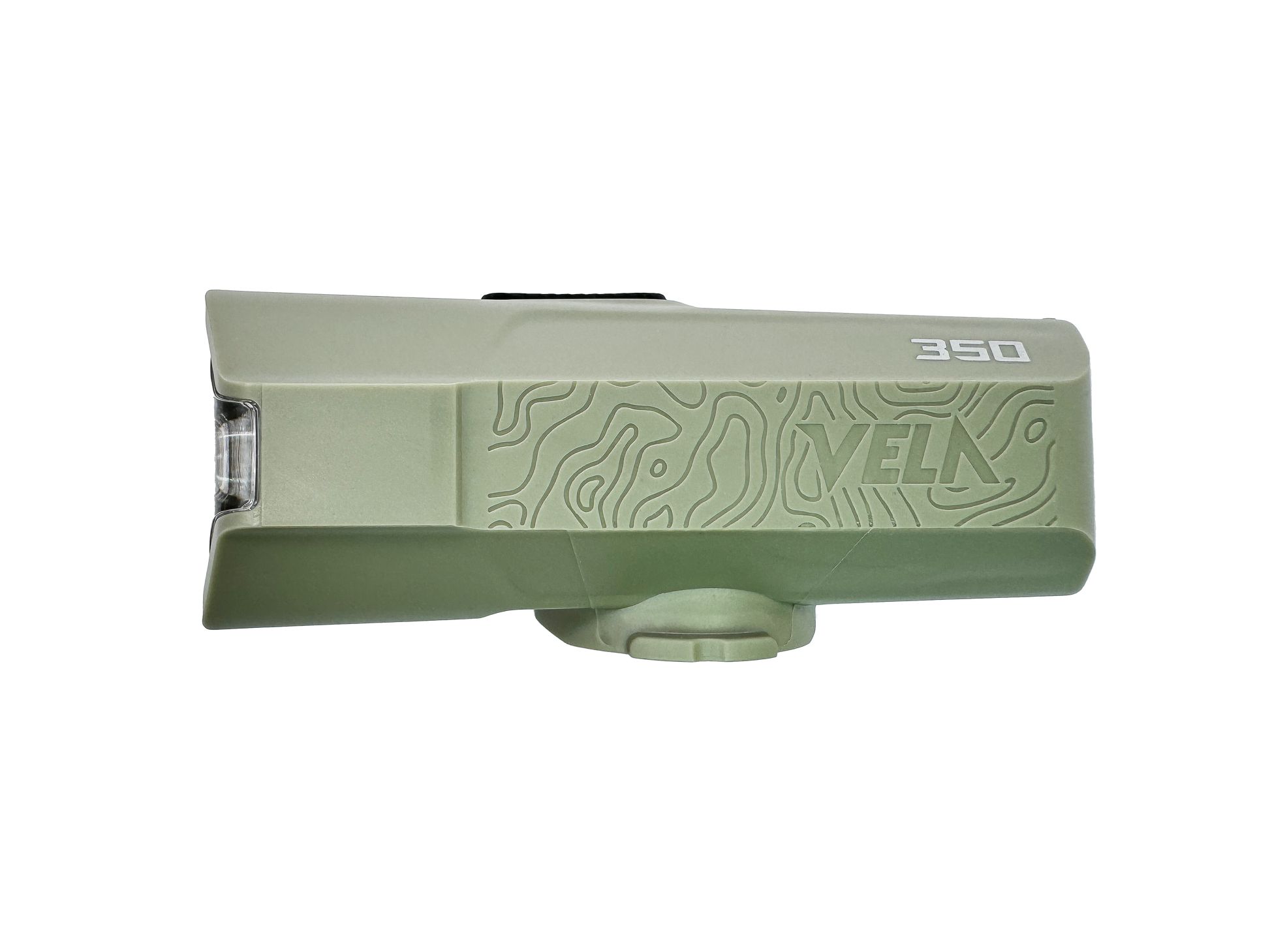 Фонарь велосипедный передний Moon VELA 350, 350 люмен, 1 диод, Li-Po аккумулятор 1600 mAh, черный цв