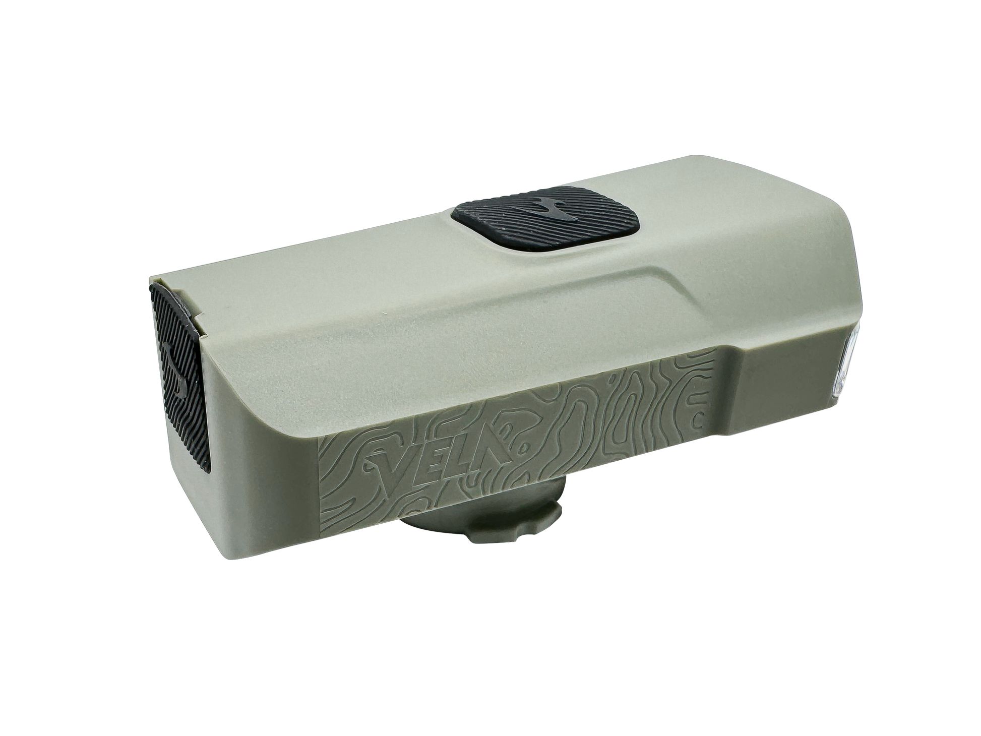 Фонарь велосипедный передний Moon VELA 350, 350 люмен, 1 диод, Li-Po аккумулятор 1600 mAh, зеленый ц