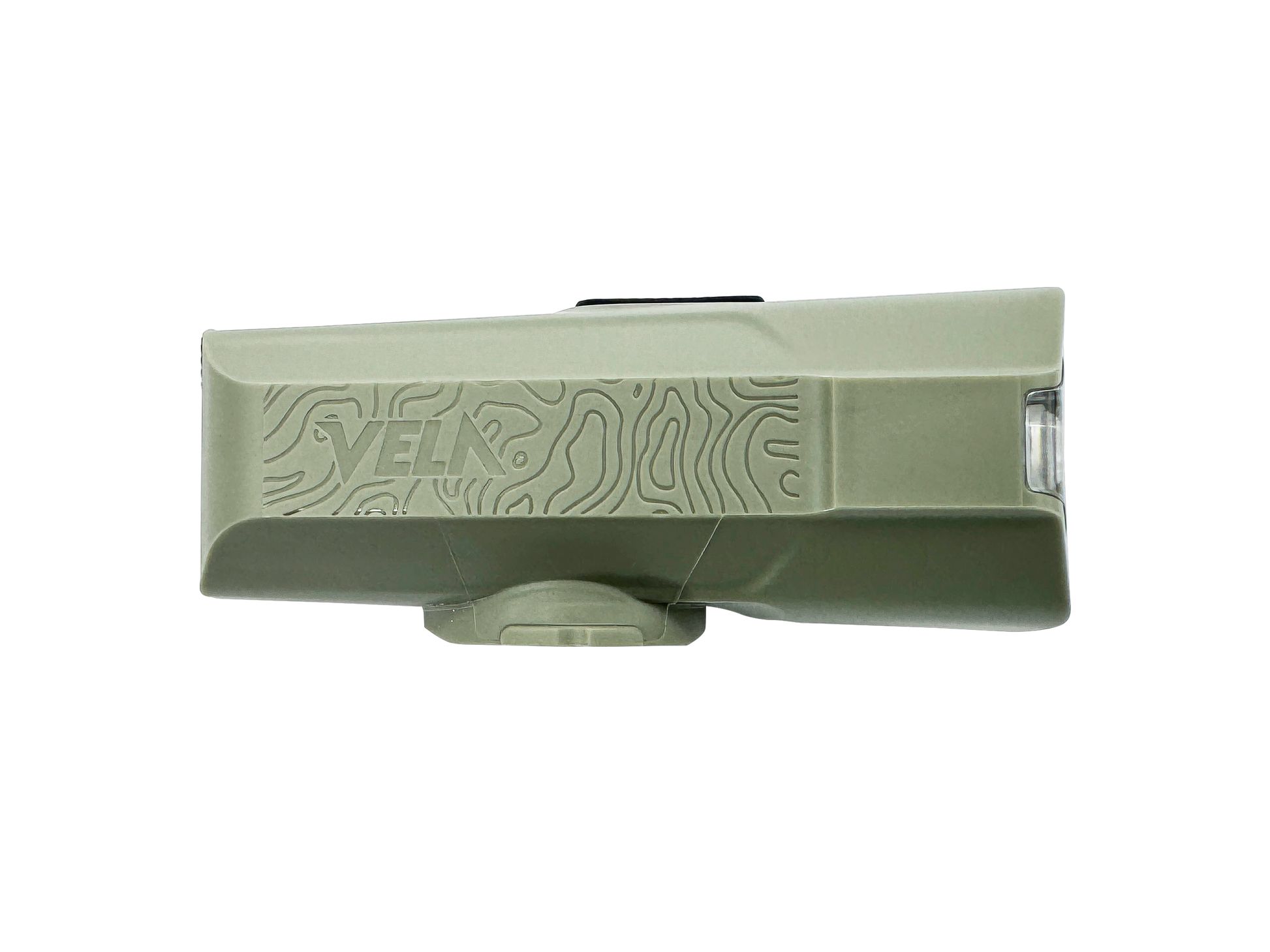 Фонарь велосипедный передний Moon VELA 350, 350 люмен, 1 диод, Li-Po аккумулятор 1600 mAh, зеленый ц