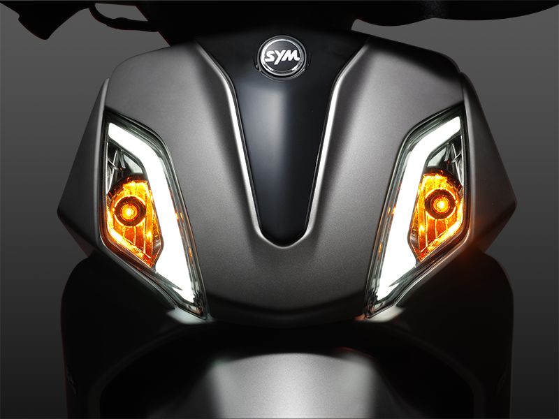 Скутер SYM Symphony ST 200 матовый серый