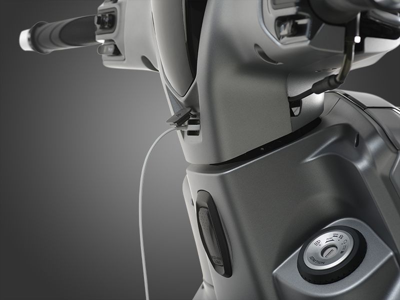 Скутер SYM Symphony ST 200 матовый серый