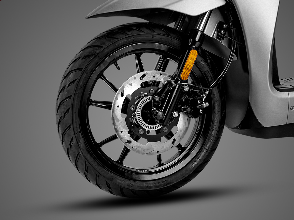 Скутер SYM Symphony ST 200 матовый серый