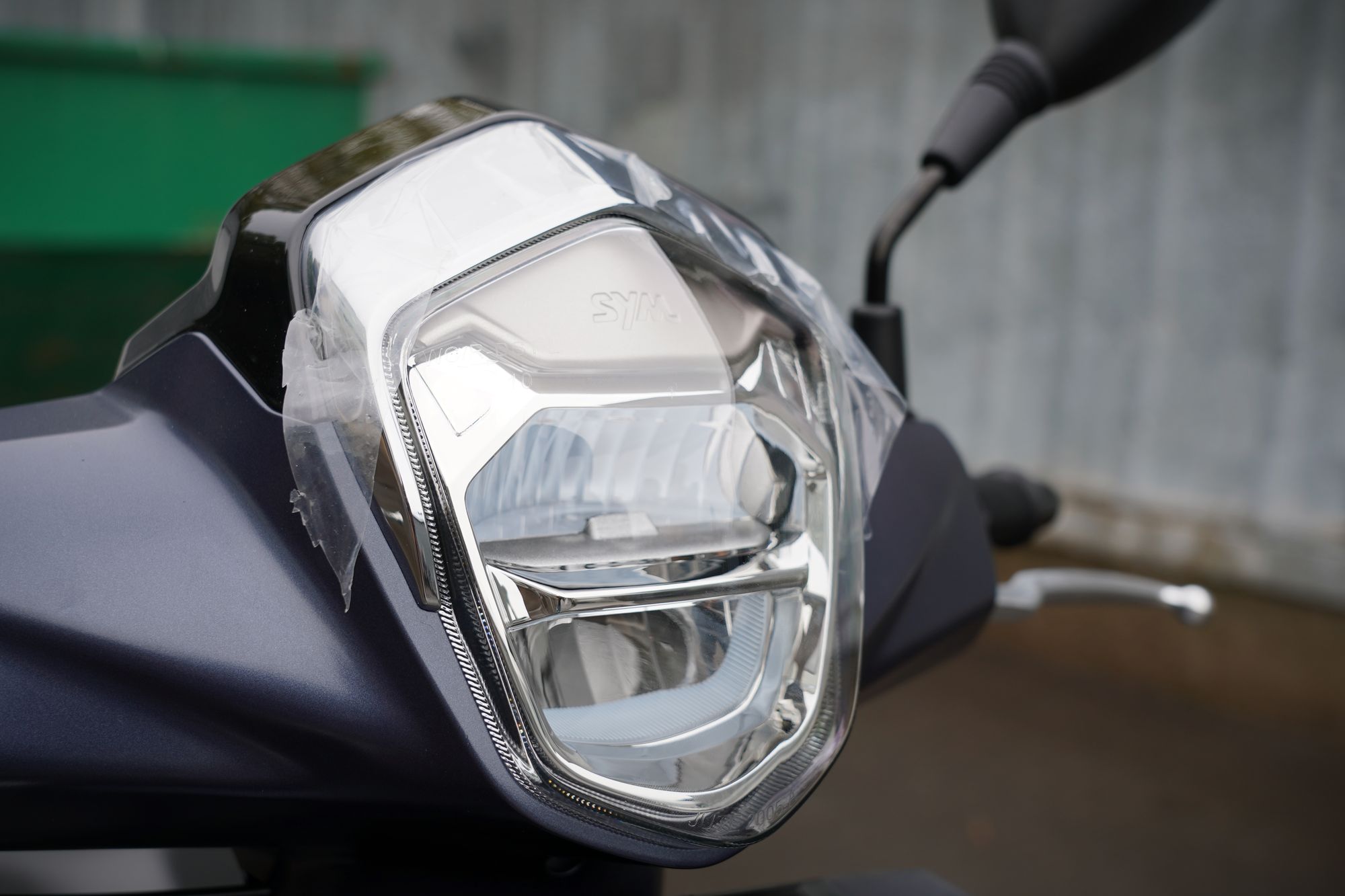 Скутер SYM Symphony ST 200 матовый сине-серый