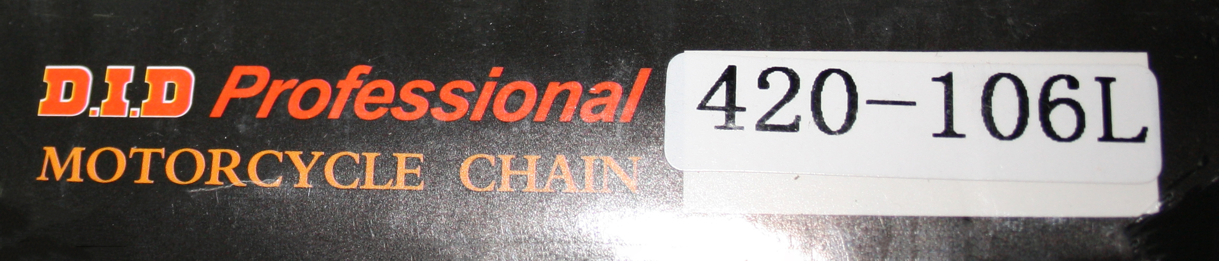 Цепь 420x106L без сальника DID (Black & Black) BSE