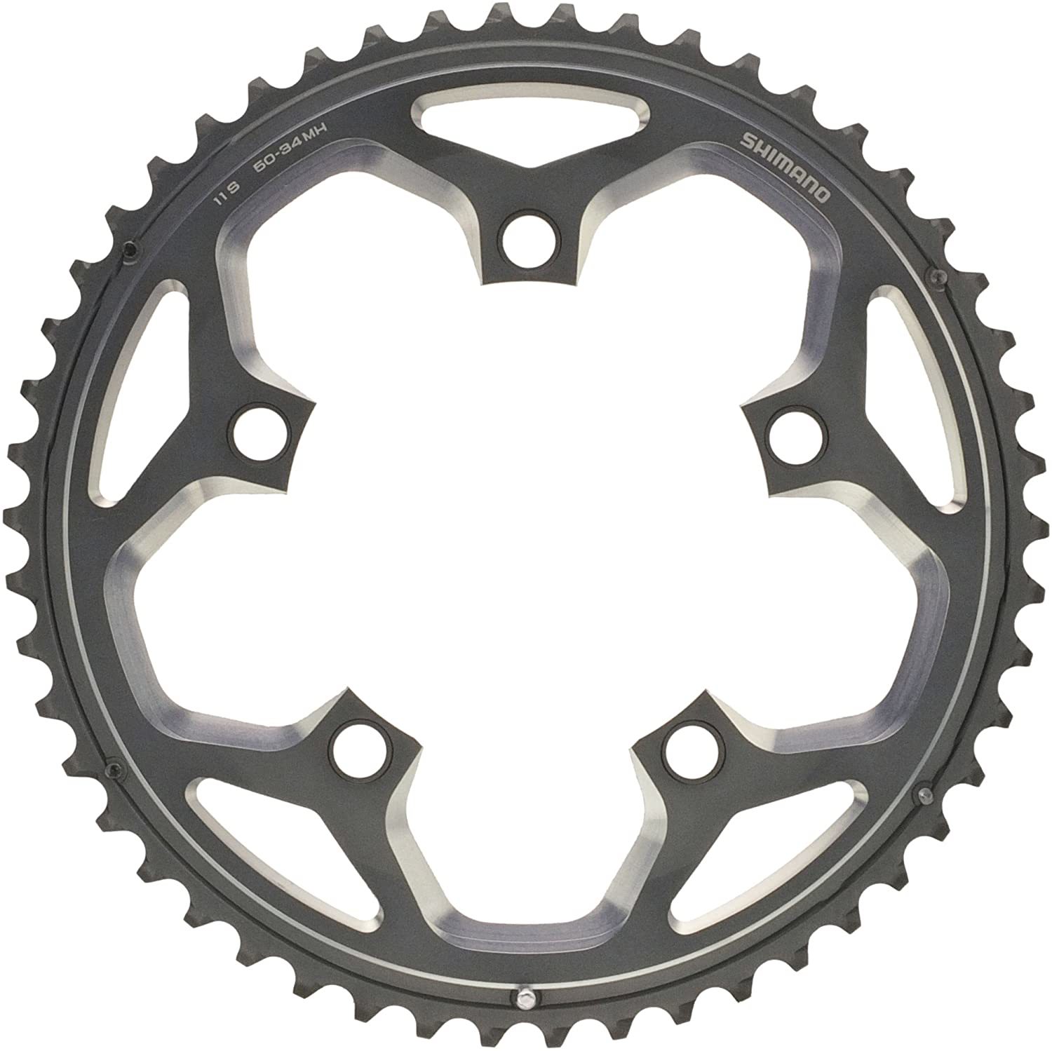Звезда передняя Shimano FC-RS500, 50T-MH, серебро для 50-34T