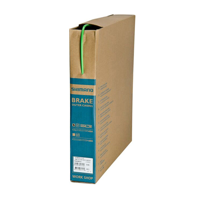 Оплетка тормоза Shimano SLR, 40м в короб, зеленый