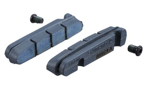 Вкладыш тормозных колодок Shimano, шоссейные R55C4-A, пара,  для карбон. обода