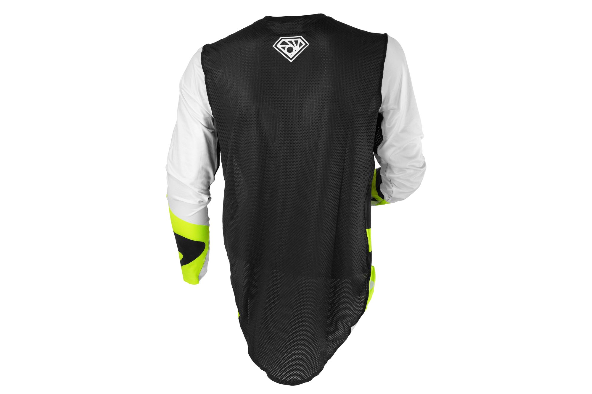 Джерси мотокросс/эндуро ROQVI CAMO белый/черный/Hi-Viz желтый