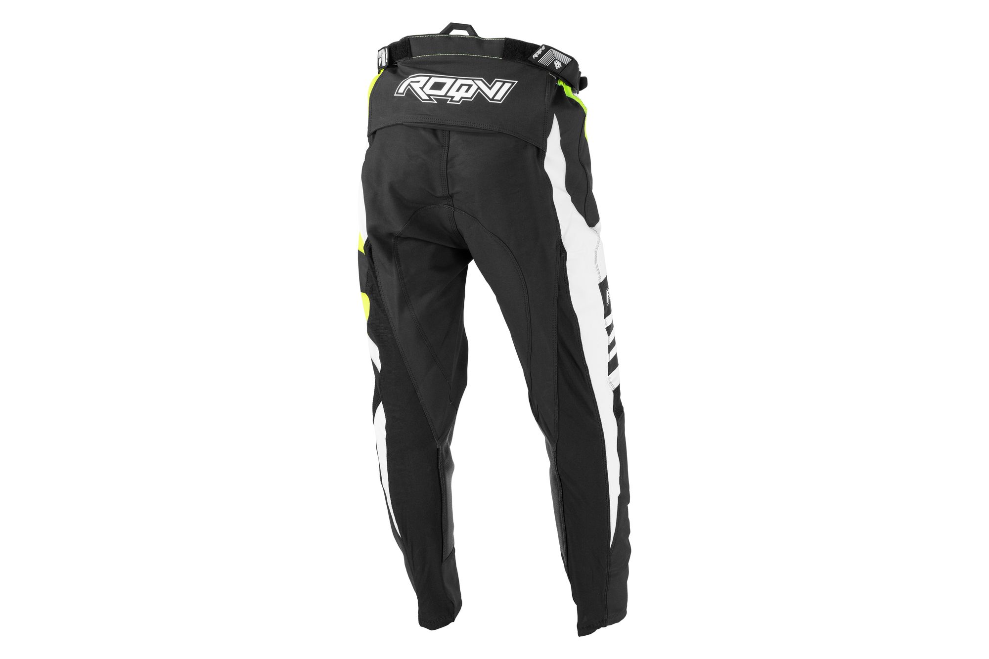 Брюки  мотокросс/эндуро ROQVI CAMO белый/черный/Hi-Viz желтый