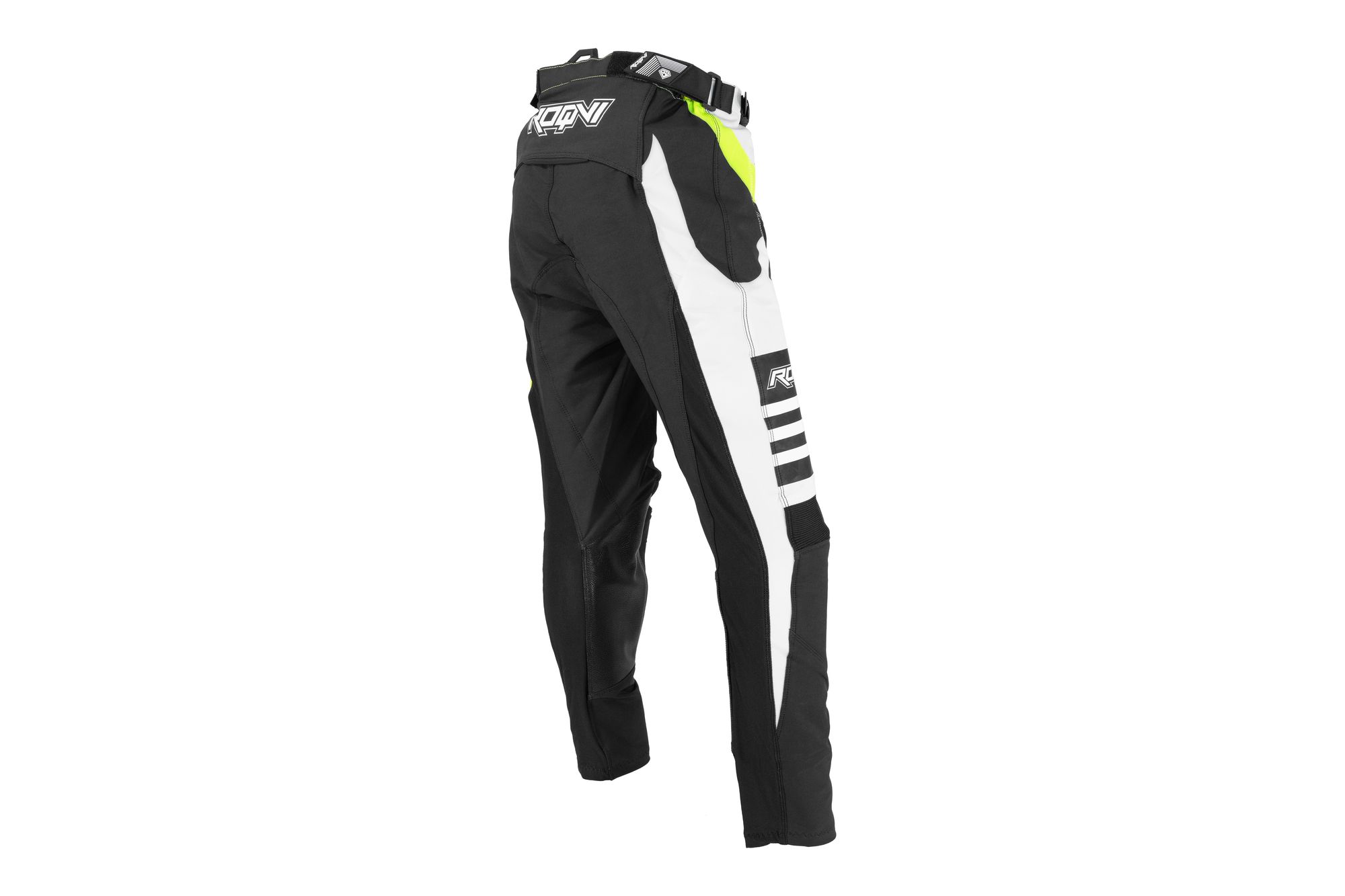 Брюки  мотокросс/эндуро ROQVI CAMO белый/черный/Hi-Viz желтый
