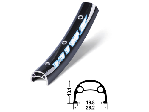 Обод ZLA-025 29"x32 отв. двойной, пистонированный, черный